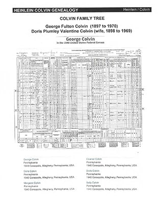 Colvin Genealogy 2