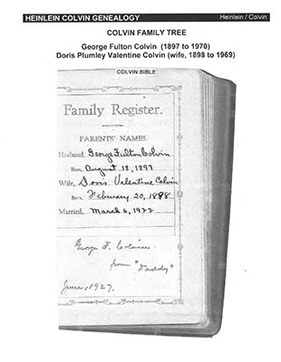 Colvin Genealogy 1