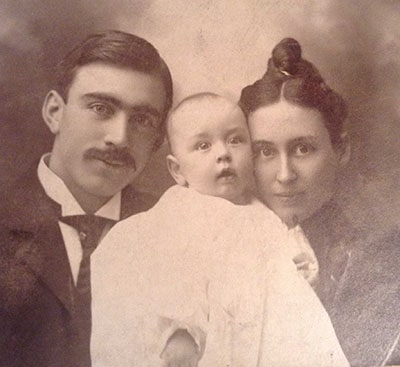George S, Eleanor and child, George F Colvin